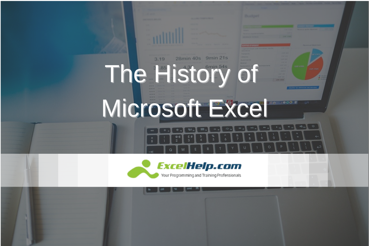 The History of Microsoft Excel blog post