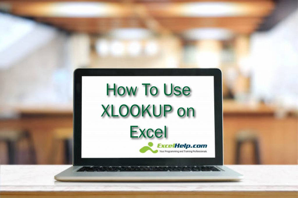 How to use XLOOKUP on Excel