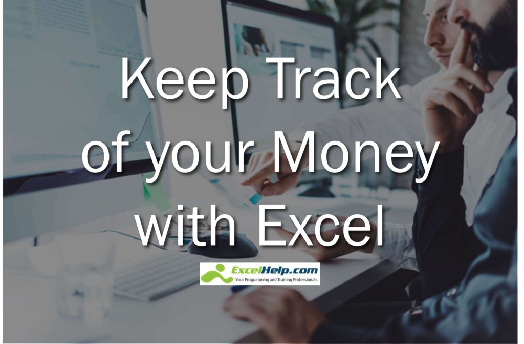 Keep Track of your Money in Excel