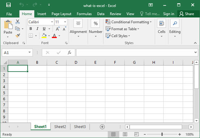 microsoft excel basics spreadsheet